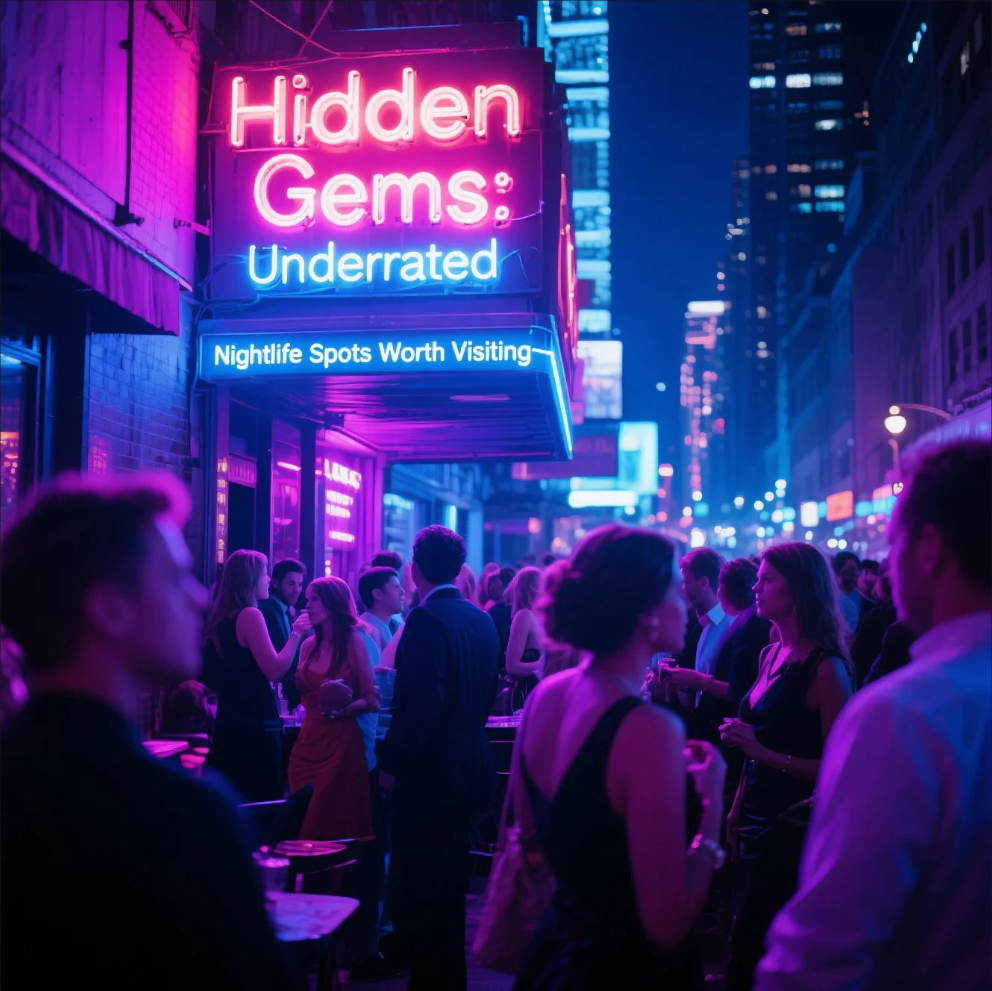 Hidden nightlife bar with live music and cozy atmosphere